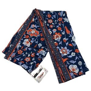 Gretchen Scott Jack Girl Legging Pant Sz Xl Floral Topkapi Navy